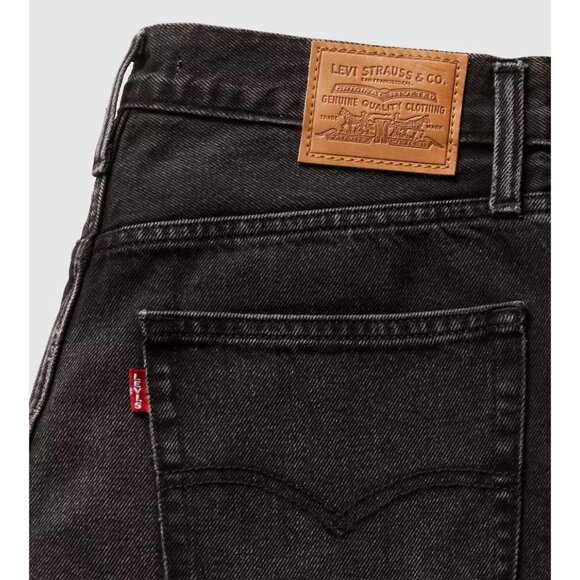 New Levi's 27x30 Premium Baggy Dad Jeans Shrink Up Black - Picture 6 of 7